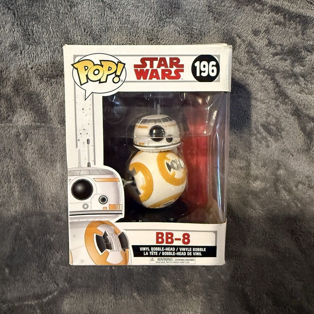 BB-8 #196 (Funko Pop! Star Wars Last Jedi) Box A Little Bent See Pics!